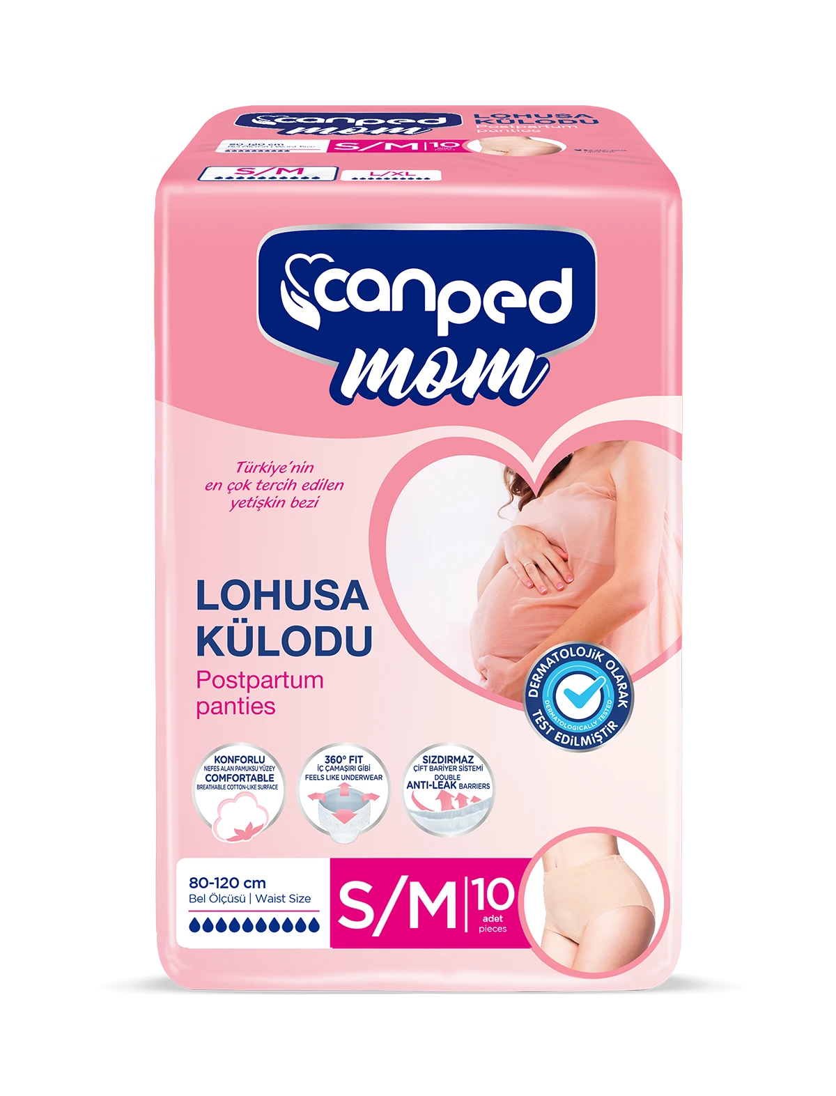Canped MOM Хигиенски гаќи за еднократна употреба S/M  / 10 парчиња