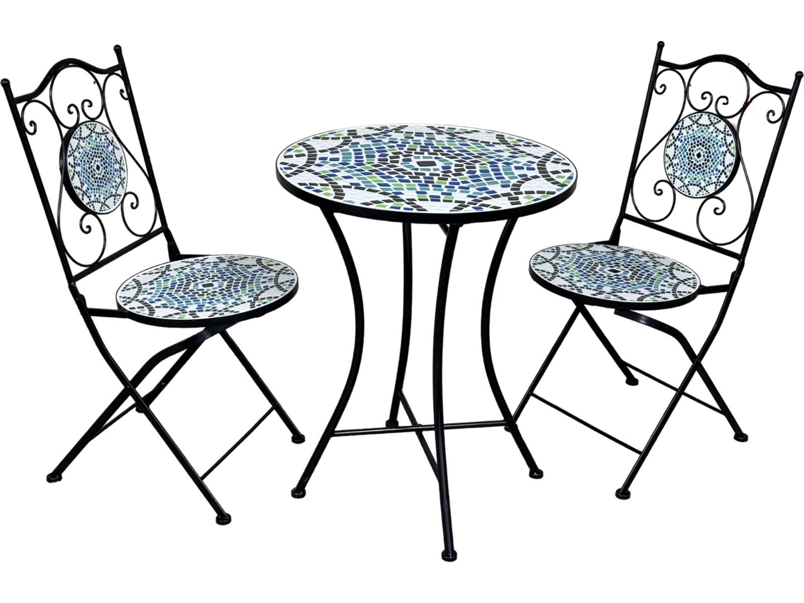 Сет Маса + 2 Столици Мозаик 1390