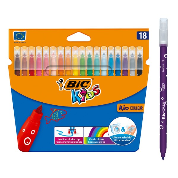 BIC Фломастери Kids 18