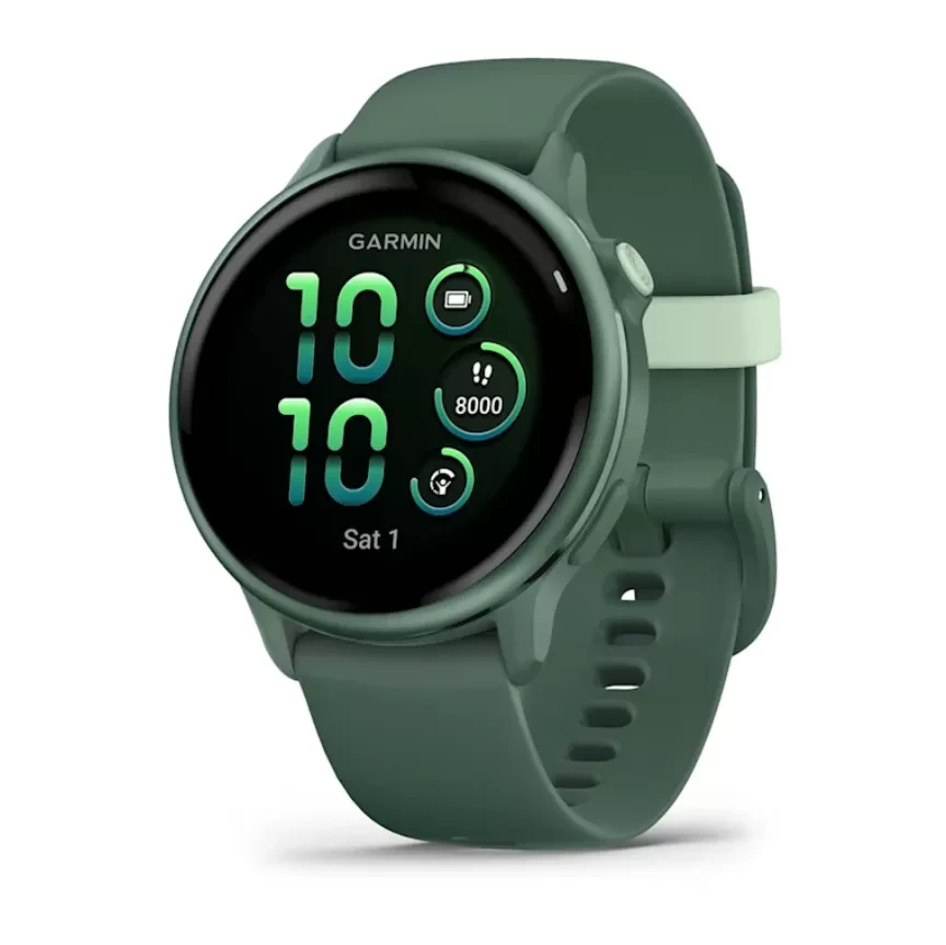 Garmin Смарт часовник Vivoactive 6 Metallic Jasper Green Band