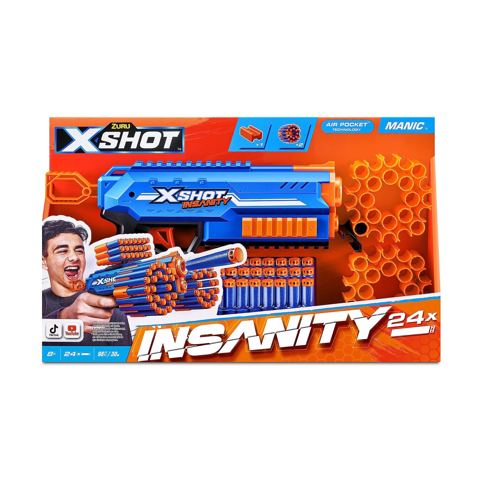 X-SHOT-INSANITY MANIC Пиштол ŠK.02700