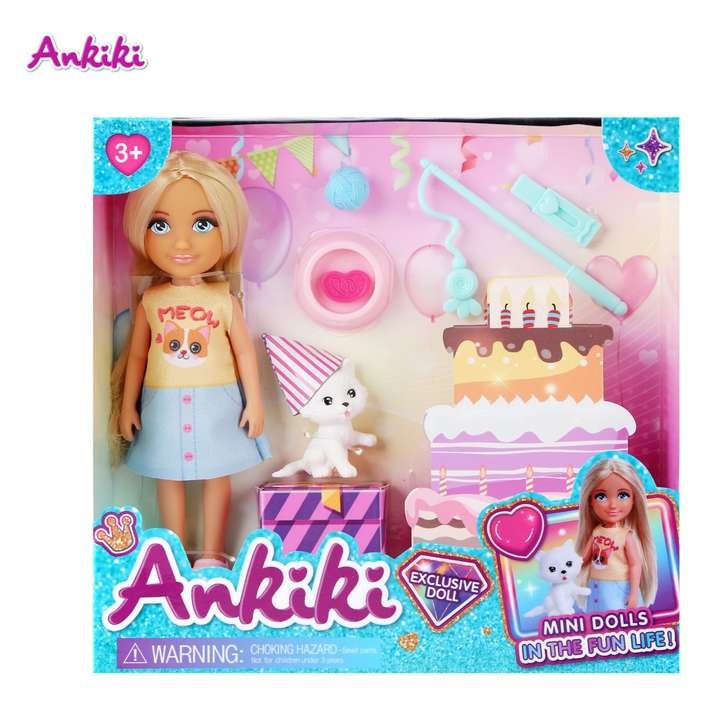 MASEN TOYS Мала кукла на роденденска забава 7225466