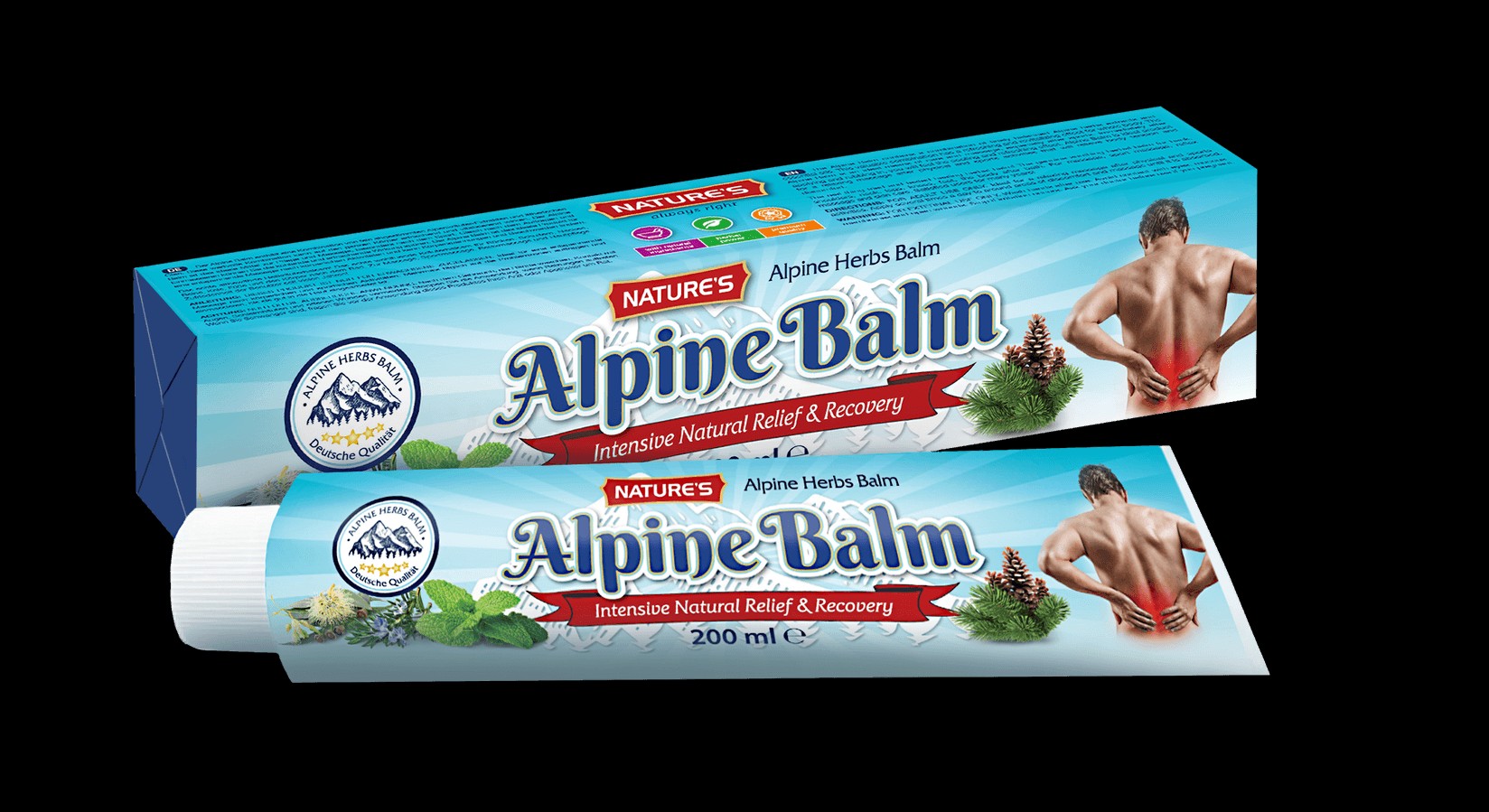 SEPTIMA Global nature's alpine balm алпски мелем за болки, 200 мл