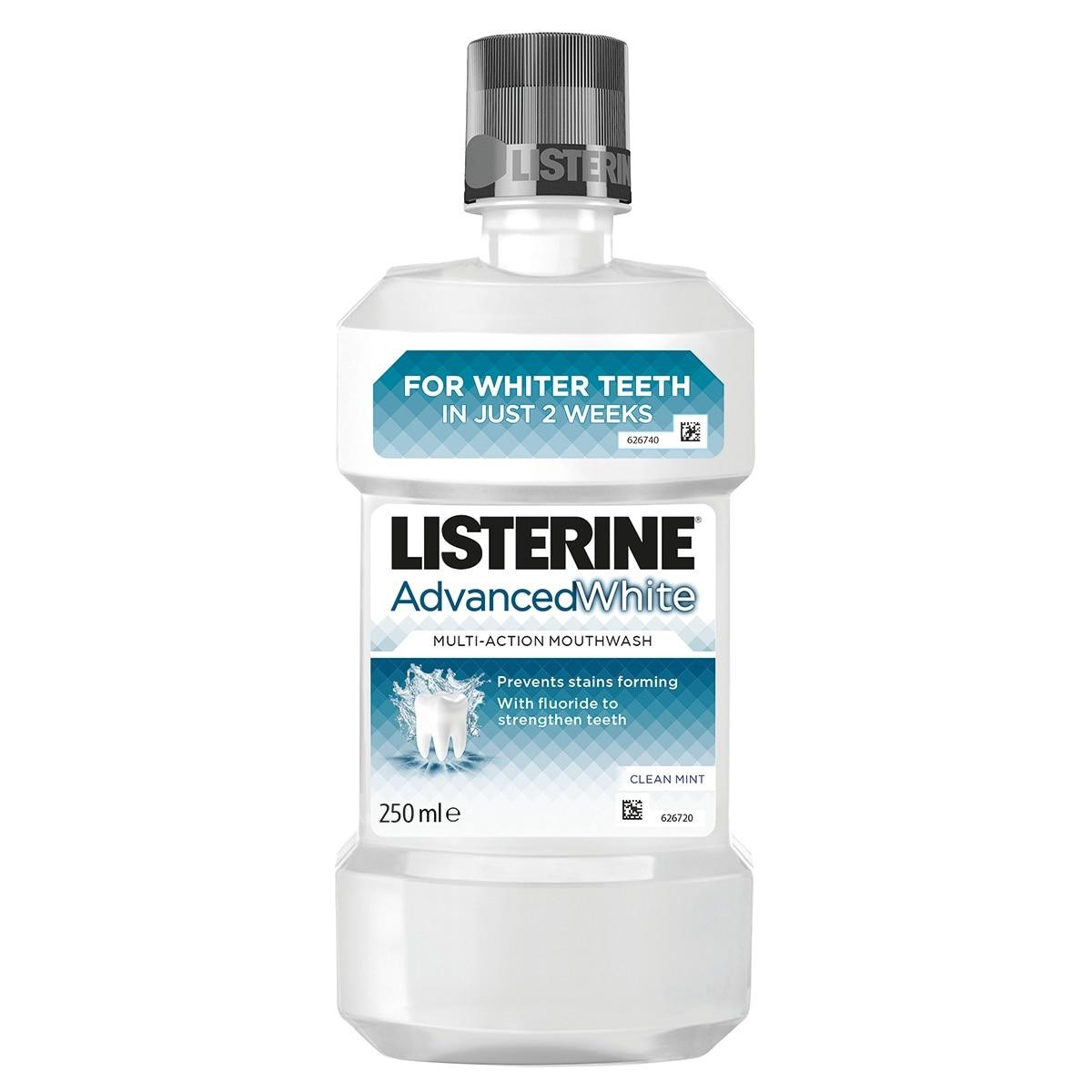 LISTERINE ®advance white антибактериска течност 250ml