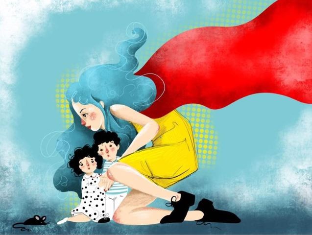 Уметничка слика  „Мајка"од Калиопи Трпчева