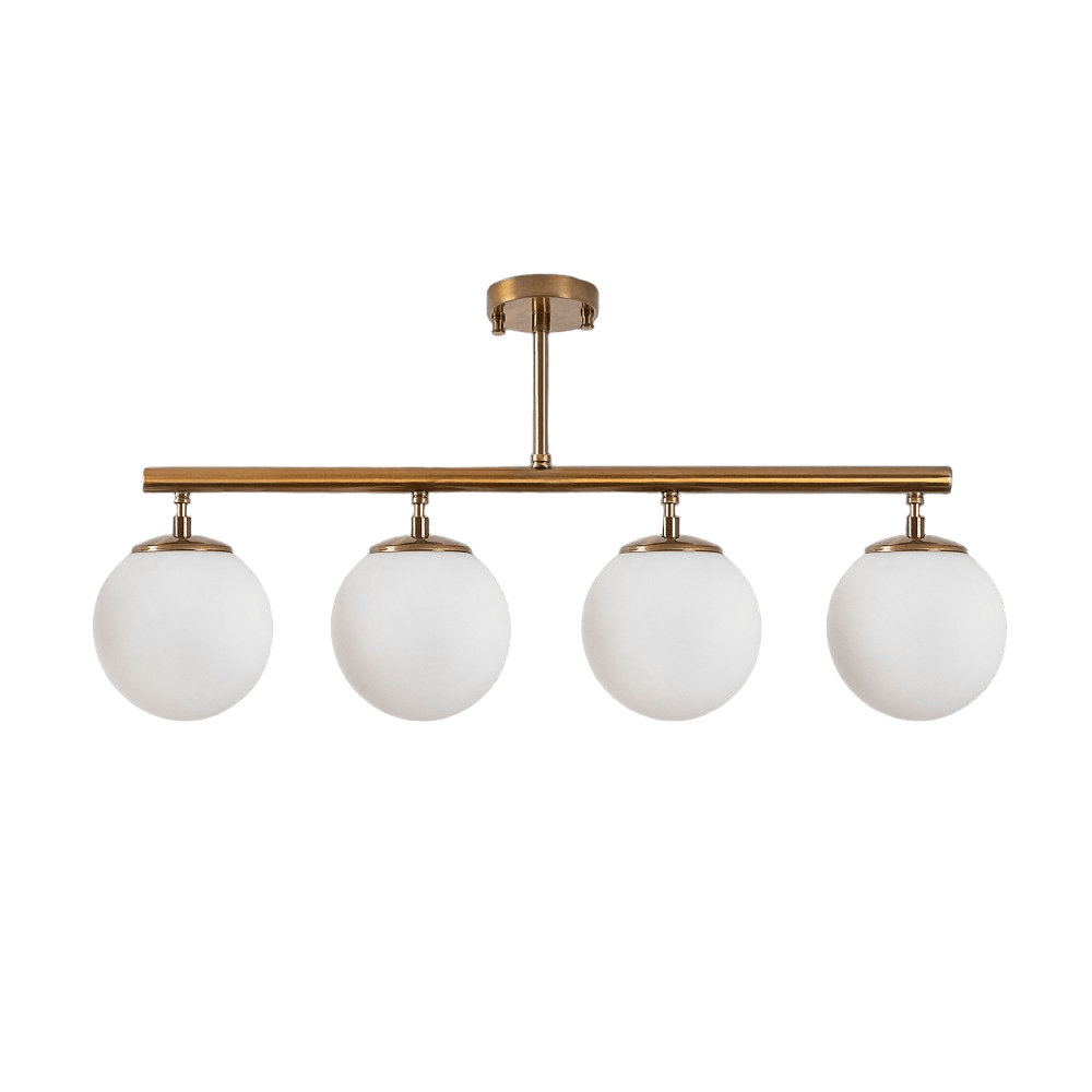 Лустер Opviq Fazli 10501, златно-бел