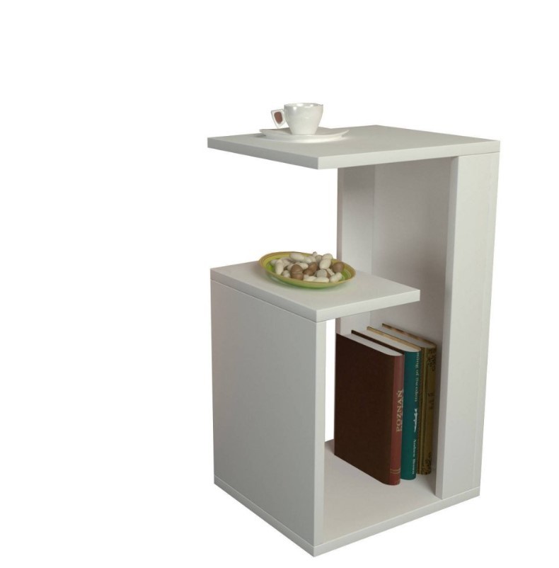 Помошна маса Hanah Home Sister, бела