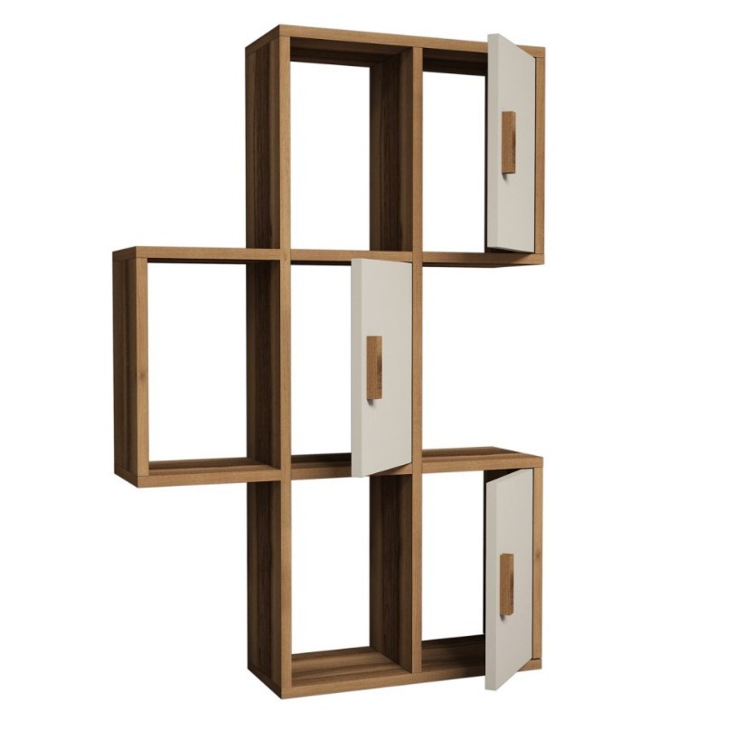 Dzидна полица Hanah Home Flora, кафеава