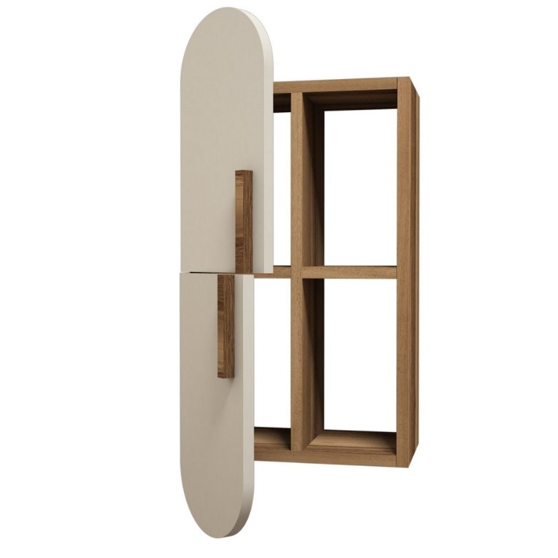 Dzидна полица Hanah Home Rose, кремаста