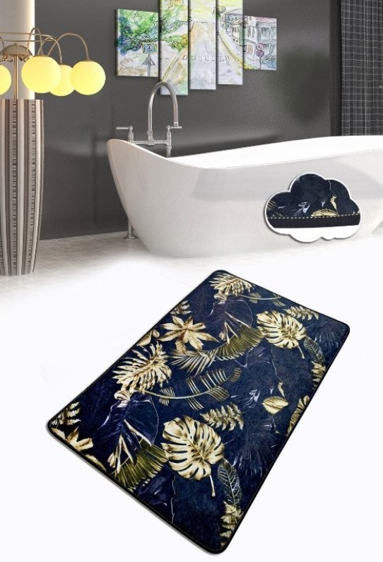 L'Essentiel Maison ќебе патосница за бања, 70x120cm, Teget