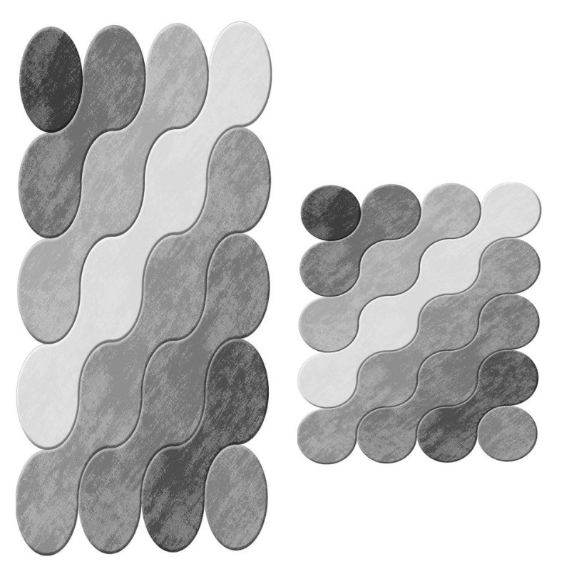 L'essentiel Maison 21011715GR Пастир за бања, 2 парчиња, сив