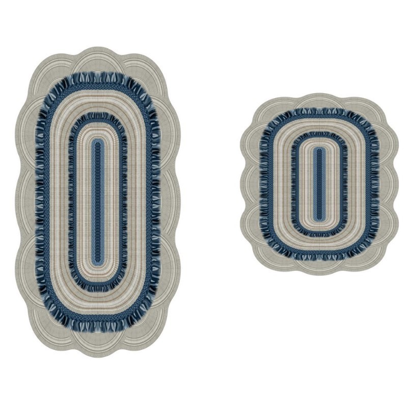 L'essentiel Maison 21016415KM Килим за бања, темно сива