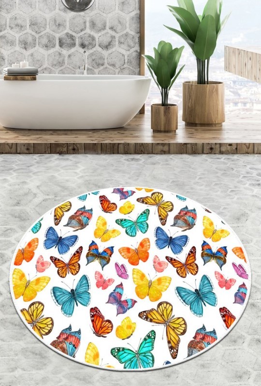 L'Essentiel Maison душек за бања Долината на пеперутките, 100см, Шарена