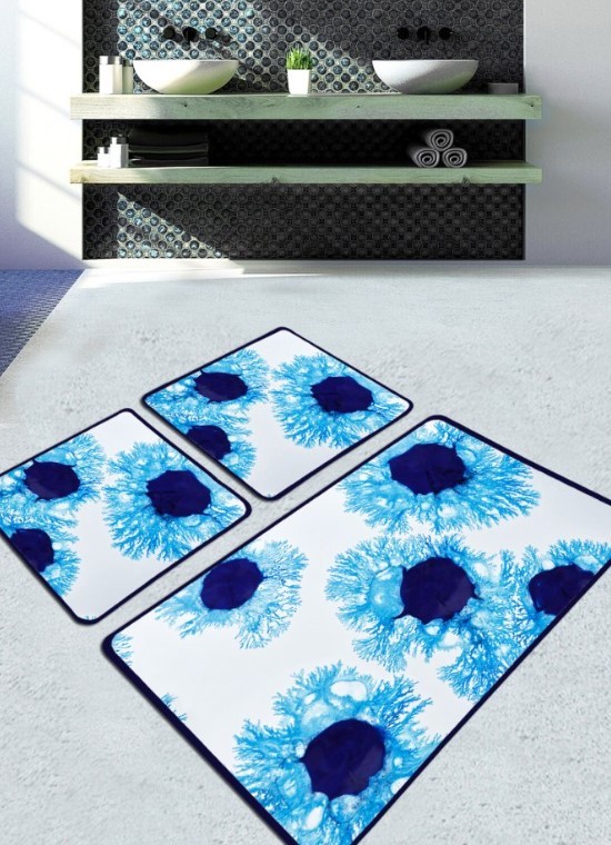 L'essentiel Maison Unravel патос за бања, 3 парчиња, Сина