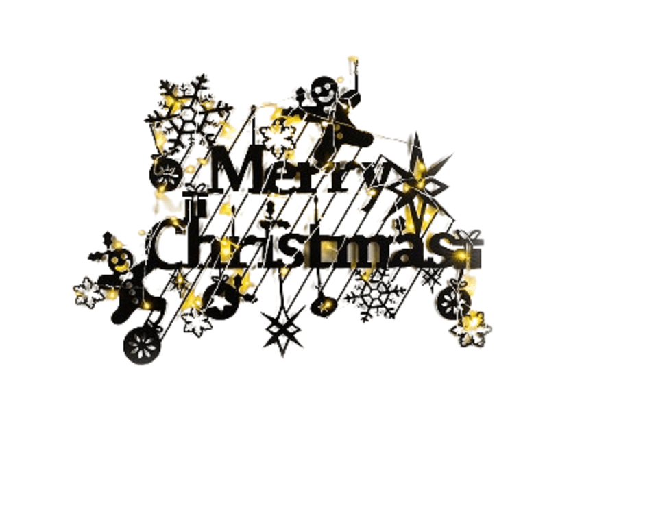 Wallity XMASBLACK 023 Декорација за ѕид