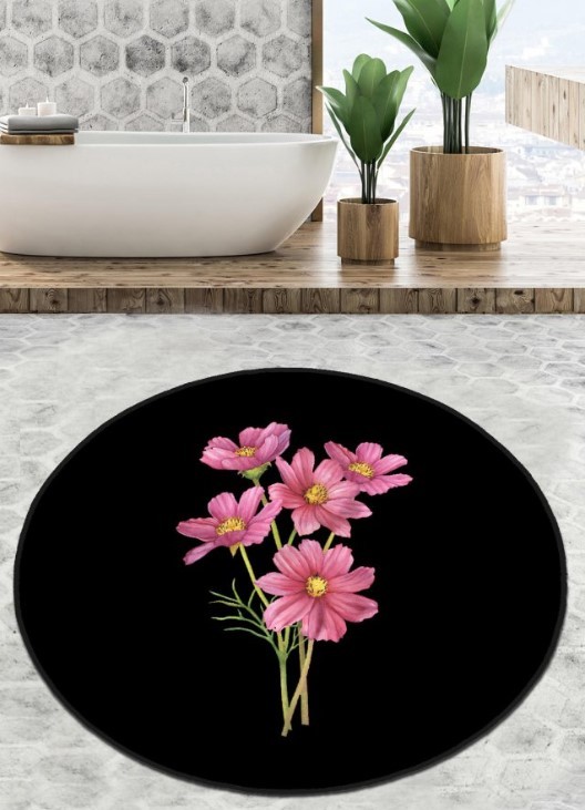 L'essentiel Maison Простирка за бања Sitivo, 80cm, црна