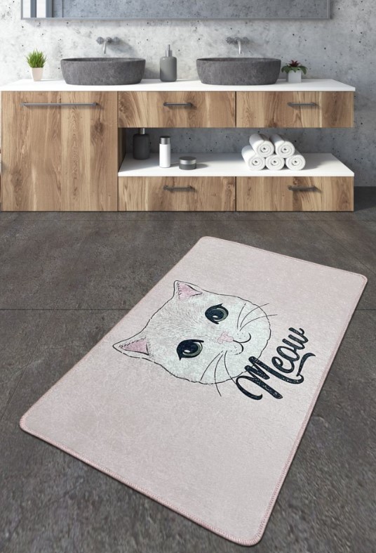 Простирка за бања L'essentiel Maison Miya, 80x100cm, розова