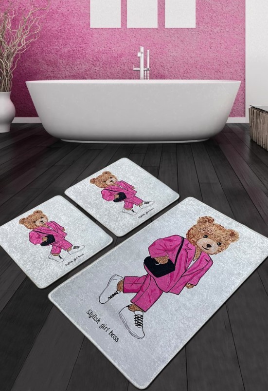 Подлога за бањање за девојчиња L'Essentiel Maison Boss, 3 парчиња, шарена