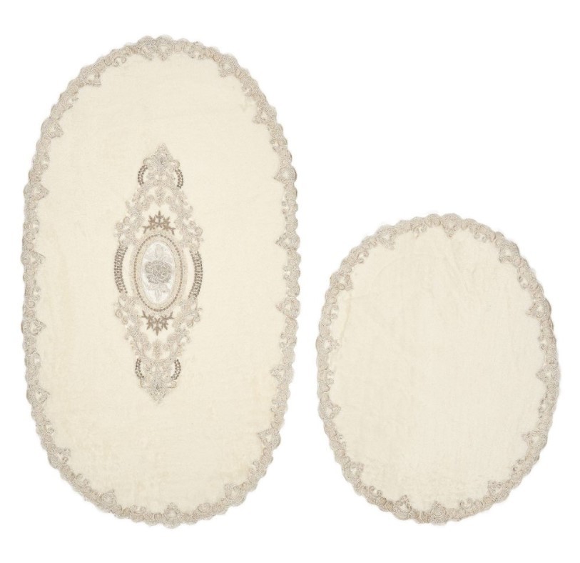 Простирка за капење L'essentiel Maison Selonya, 2 парчиња, беж