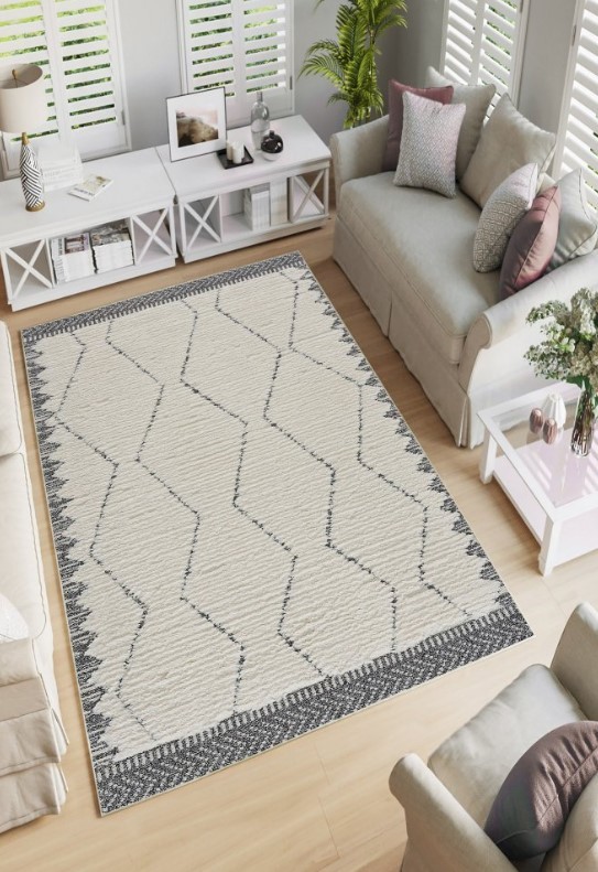 Тепих Conceptum Hypnose W1073, 180x280 cm, бел