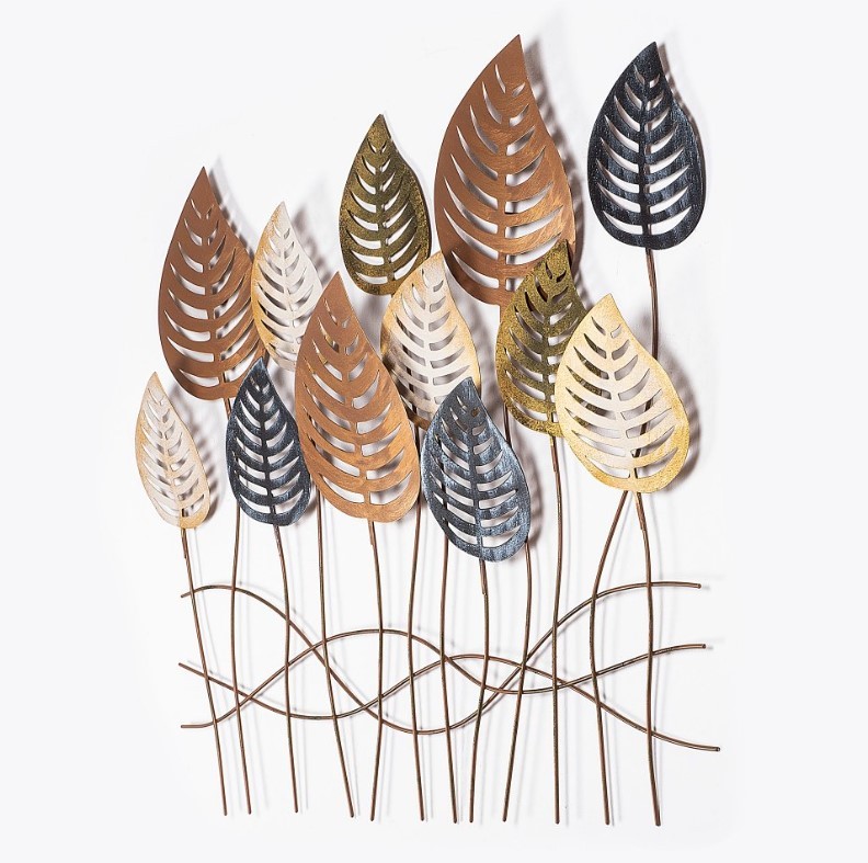 Wallity декорација за ѕид во боја на јоргован, 76x64 см