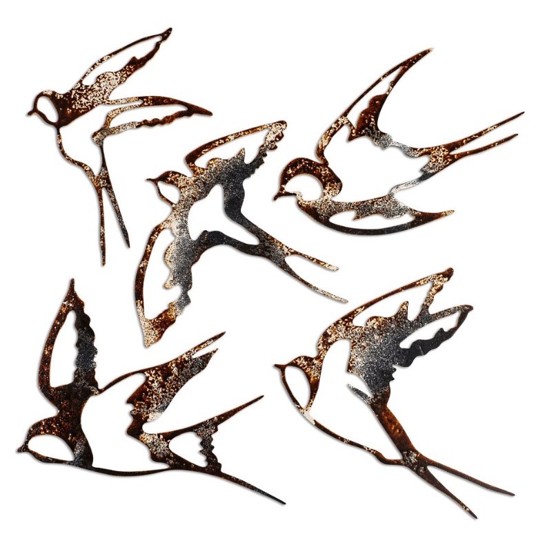 Wallity ѕидна декорација Птици 2, 5 парчиња