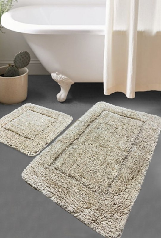 L'essentiel Maison Простирка за бања Wolle 10, 2 парчиња, Крем