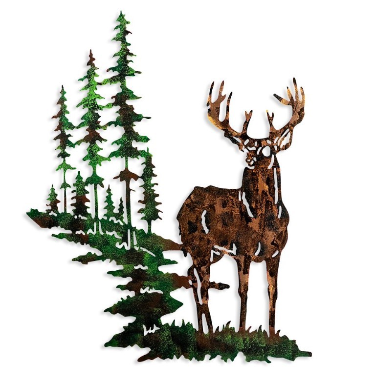 Wallity 930DYU1216 Dzидна декорација Елен 2, 65x79 см