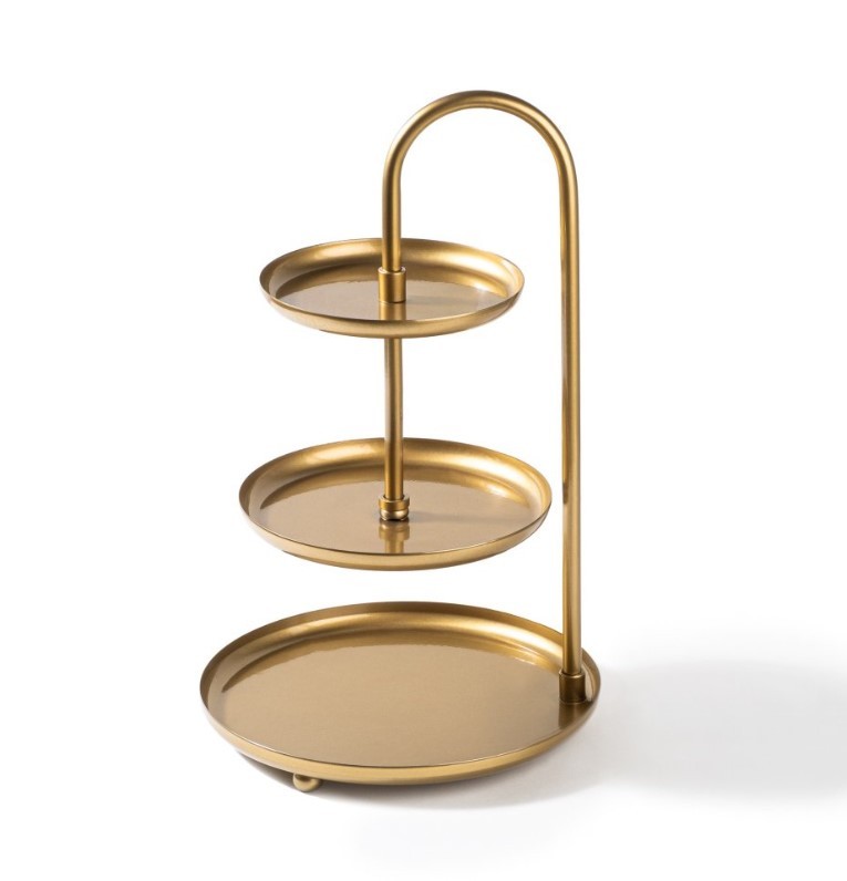 Декорација на маса од Аберто Дизајн Калки Б, златни бои