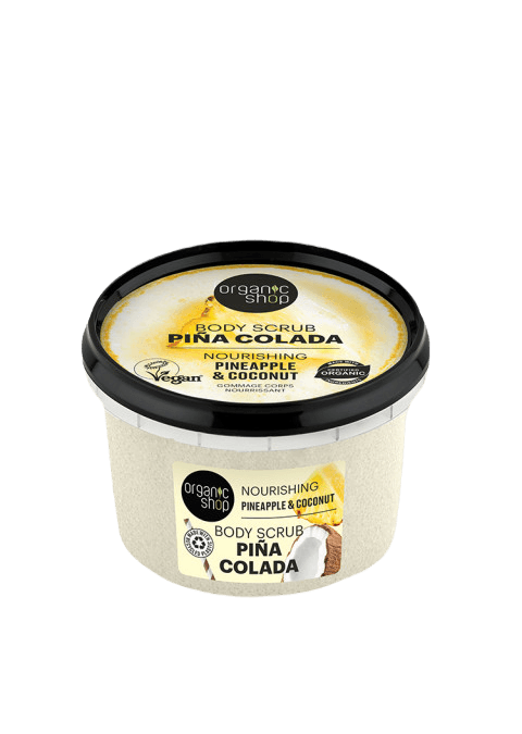 ORGANIC SHOP Pina Colada / Потхранувачки Пилинг За Тело Од Ананас И Кокос - 250 Мл.