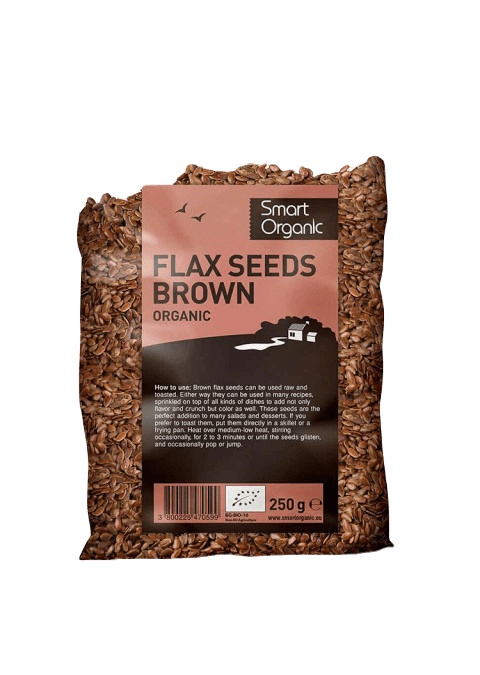 SMART ORGANIC Oрганско кафено ленено семе, 250г
