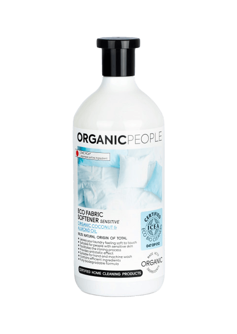 ORGANIC PEOPLE Oмекнувач за алишта од кокос и бадемово масло ECO FABRIC, 1000мл