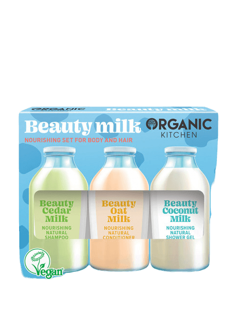 ORGANIC KITCHEN Хранлив сет за коса и тело BEAUTY MILK