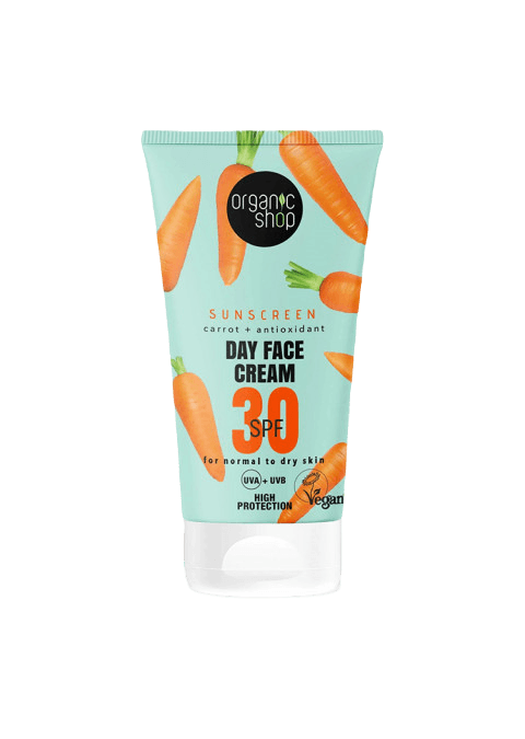 ORGANIC SHOP Крема за лице со заштитен фактор spf30 за нормална и сува кожа, 50мл