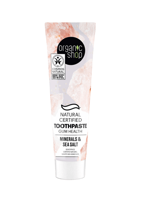 ORGANIC SHOP Паста за заби за здрави непца MINERALS & SALT, 100г