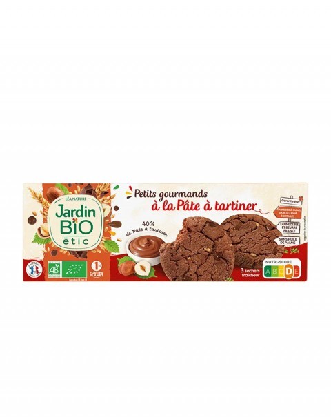 JARDIN BIO Oргански колачиња со чоколаден фил од лешници - 155 гр.