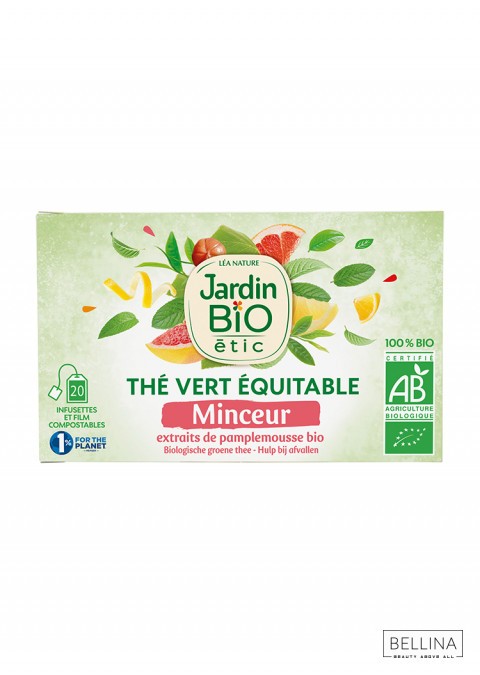 JARDIN BIO Органски зелен чај за слабеење со лимон и црна рибизла - 30 гр.