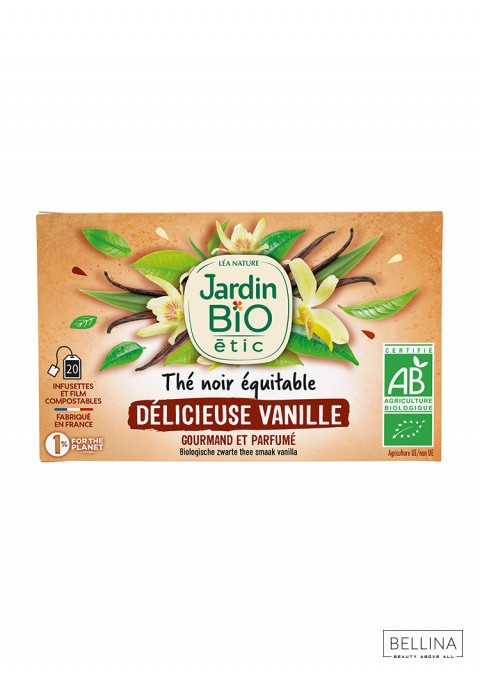 JARDIN BIO Органски црн чај со вкус на ванила - 28 гр.