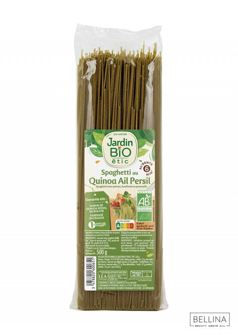 JARDIN BIO Органски шпагети со киноа, магдонос и лук - 500 гр.