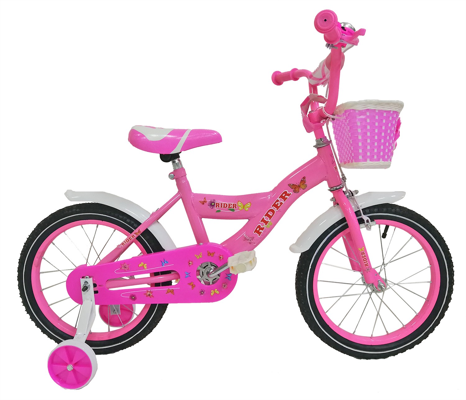 RIDER Детски велосипед 16" Розев