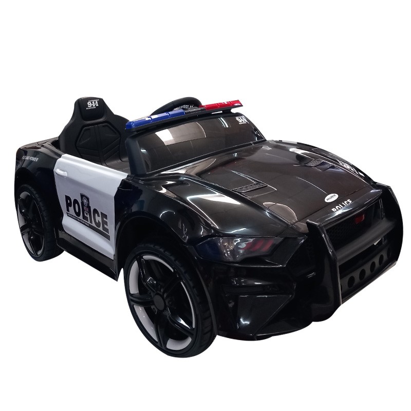 BISER Полициски автомобил на акумулатор Црн