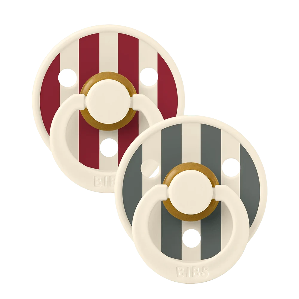 BIBS Studio Сет цуцли SIZE 2 (6-18м) Ruby Pine Mix 12022106