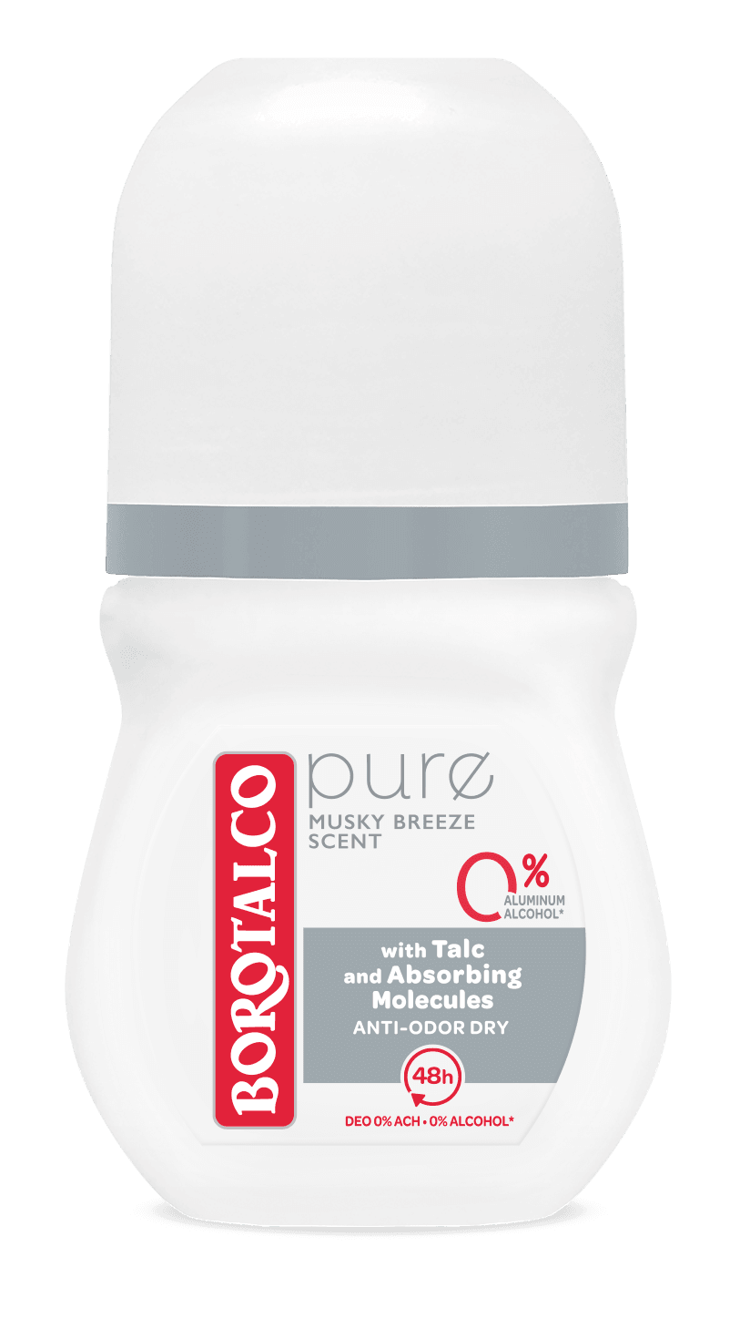 BOROTALCO Део Ролон Pure 0% Мошус 50мл