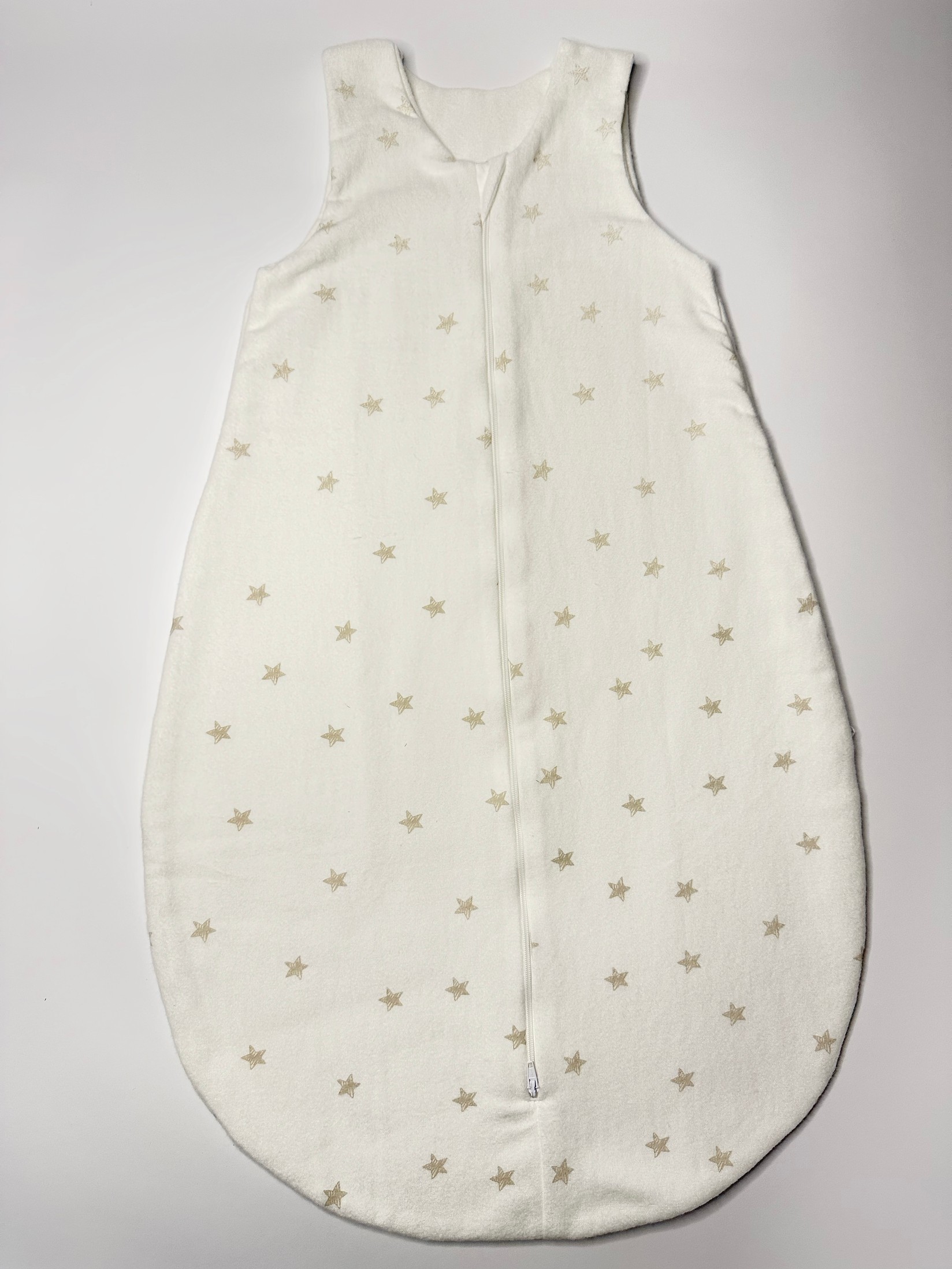 ALKALOID BEROVO Фланел вреќичка 100% памук - беж ѕвезди