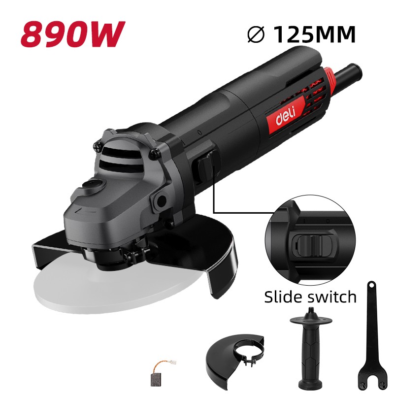 DELI Брусалица 890W 125mm