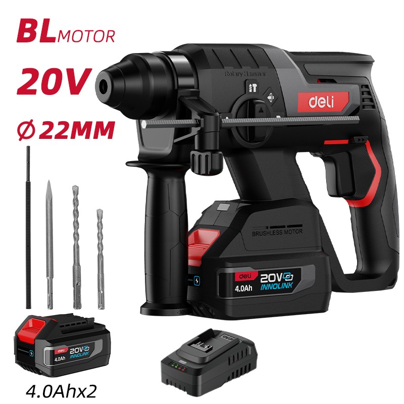 DELI Батериска хилта 2*4Ah 3J