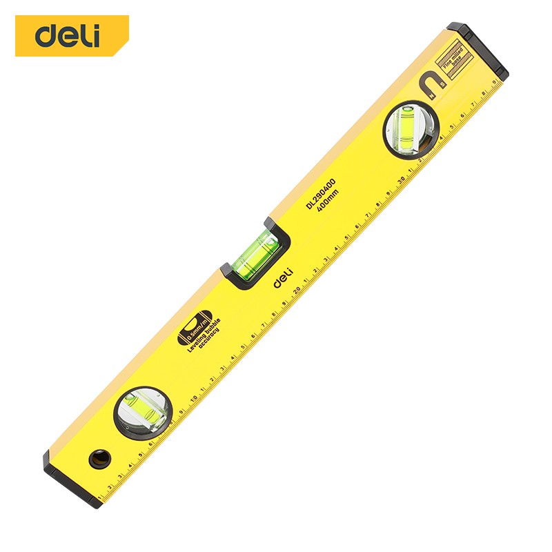 DELI Либела со магнет жолта 400мм