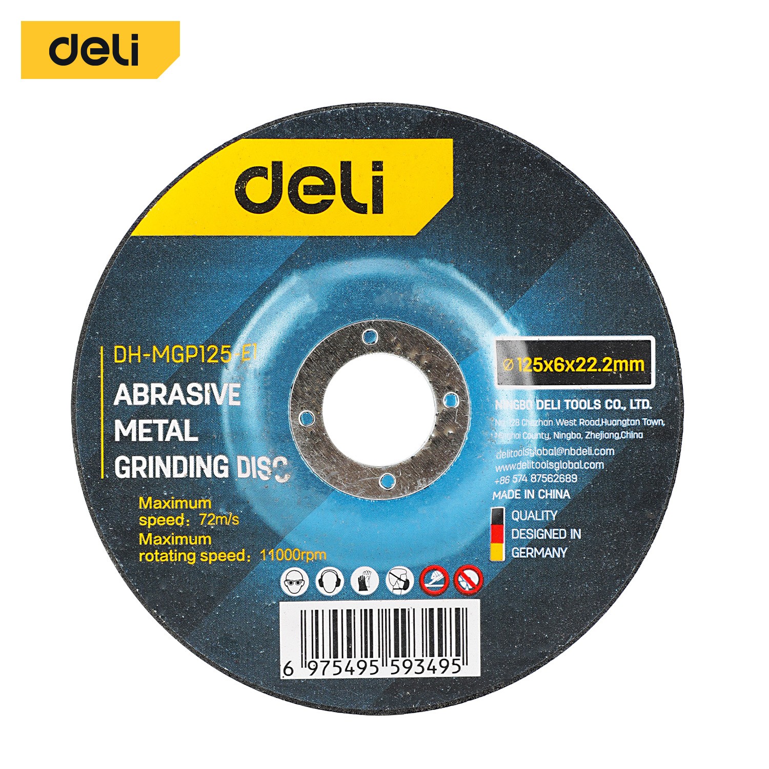 DELI Диск за брусење 125*6.0*22.2мм