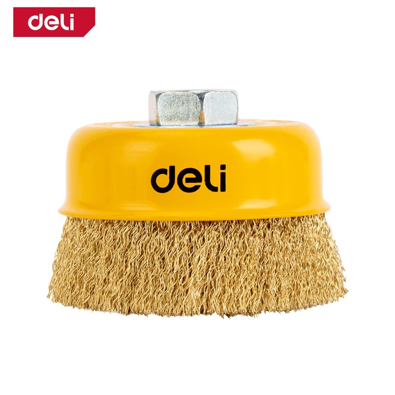 DELI Месингена четка за брусалица 100мм