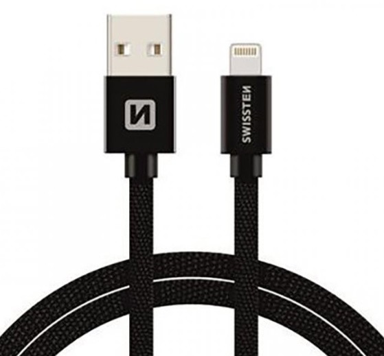 SWISSTEN USB кабел за податоци за iPhone 3m црн
